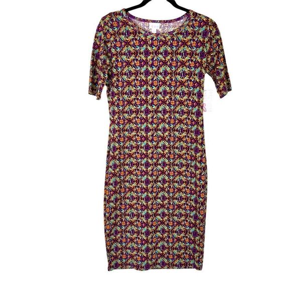 Lularoe Julia Fitted Dress - Size Small - Picture 1 of 3